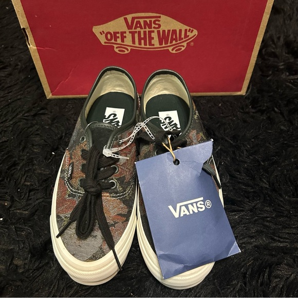 VANS Authentic Reissue 44 Jacquard Floral lace up shoes sneakers women’s 7.5 new - Picture 6 of 7